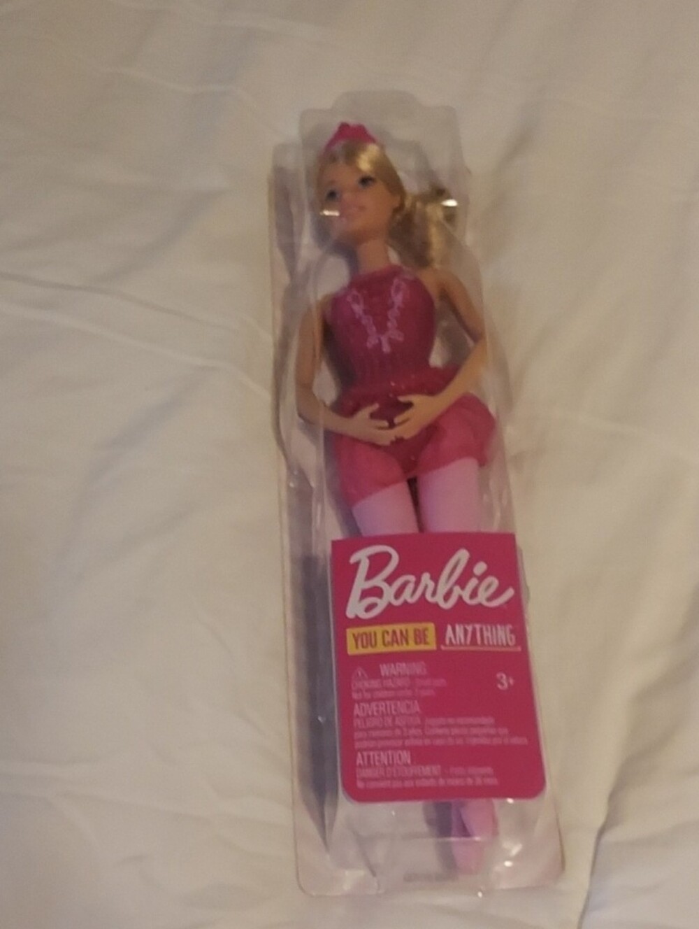 2015 Barbie You Can Anything Ballerina Doll Pink DHM42
